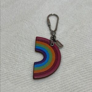 Coach Rainbow Keychain